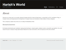 Tablet Screenshot of harishd.com